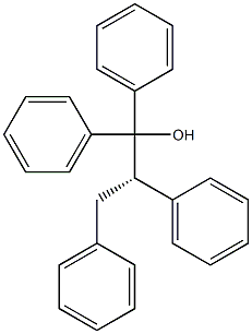 [S,(-)]-1,1,2,3-Tetraphenyl-1-propanol Struktur