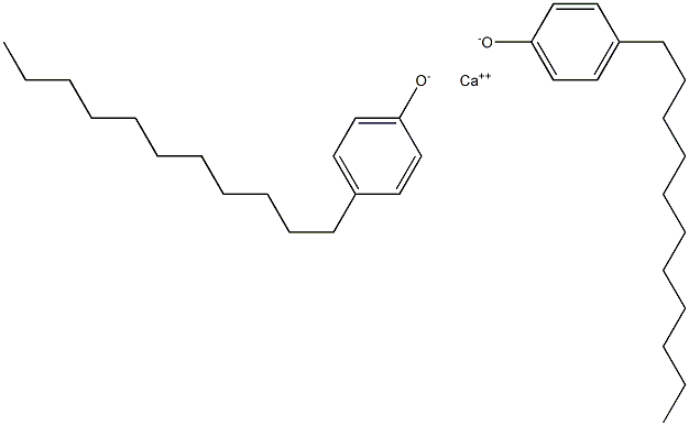 Calcium bis(4-undecylphenolate) Struktur