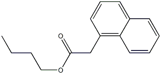 Naphthalene-1-acetic acid butyl ester Struktur