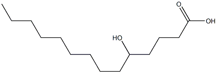 5-Hydroxytetradecanoic acid Struktur