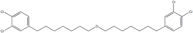 3,4-Dichlorophenylheptyl ether Struktur