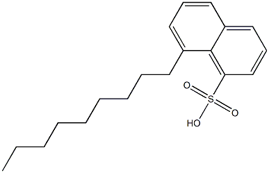 8-Nonyl-1-naphthalenesulfonic acid Struktur