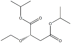 [S,(-)]-Ethoxysuccinic acid di(1-methylethyl) ester Struktur