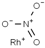 Nitric acid rhodium(I) salt Struktur