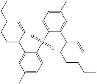 (+)-1-Ethenylhexyl(4-methylphenyl) sulfone Struktur