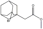 3-Bromo-1-adamantaneacetic acid methyl ester Struktur