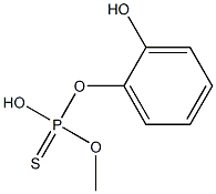 Thiophosphoric acid O-(2-hydroxyphenyl)O-methyl ester Struktur