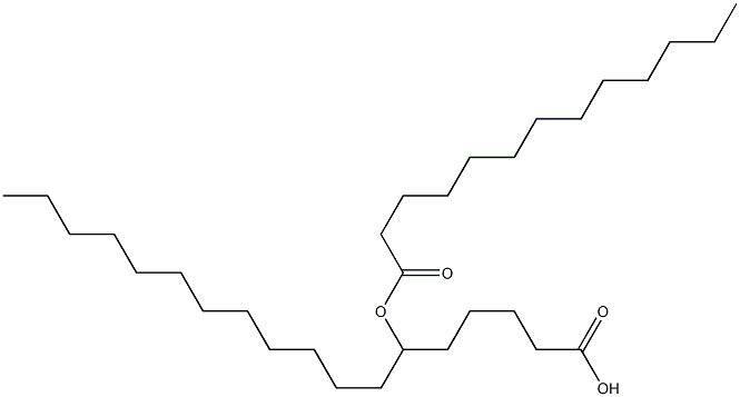 6-Tridecanoyloxyoctadecanoic acid Struktur