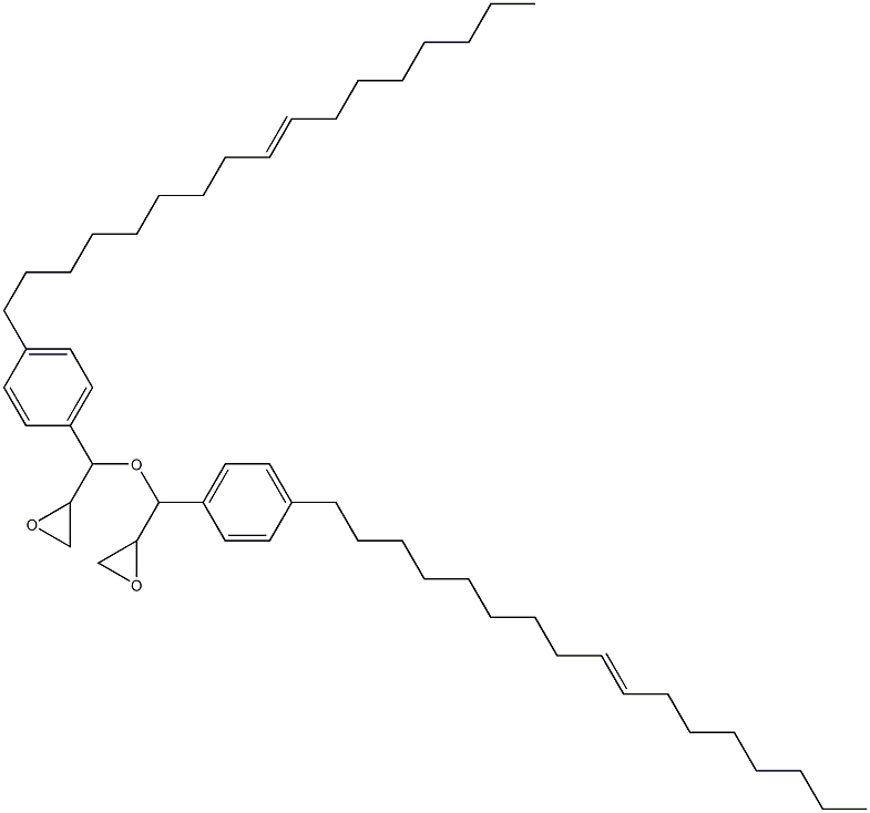 4-(9-Heptadecenyl)phenylglycidyl ether Struktur