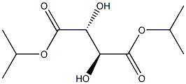 meso-Tartaric acid diisopropyl ester Struktur