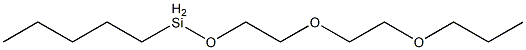 Pentyl[2-(2-propoxyethoxy)ethoxy]silane Struktur