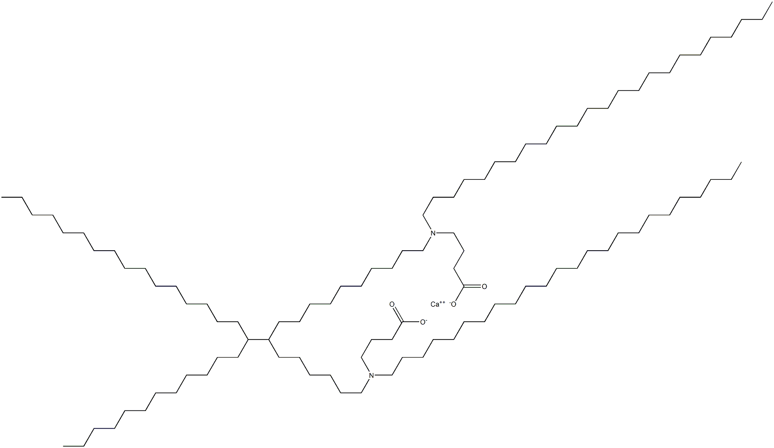 Bis[4-(ditetracosylamino)butyric acid]calcium salt Struktur