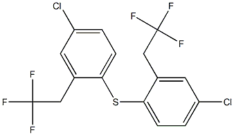 (2,2,2-Trifluoroethyl)(4-chlorophenyl) sulfide Struktur