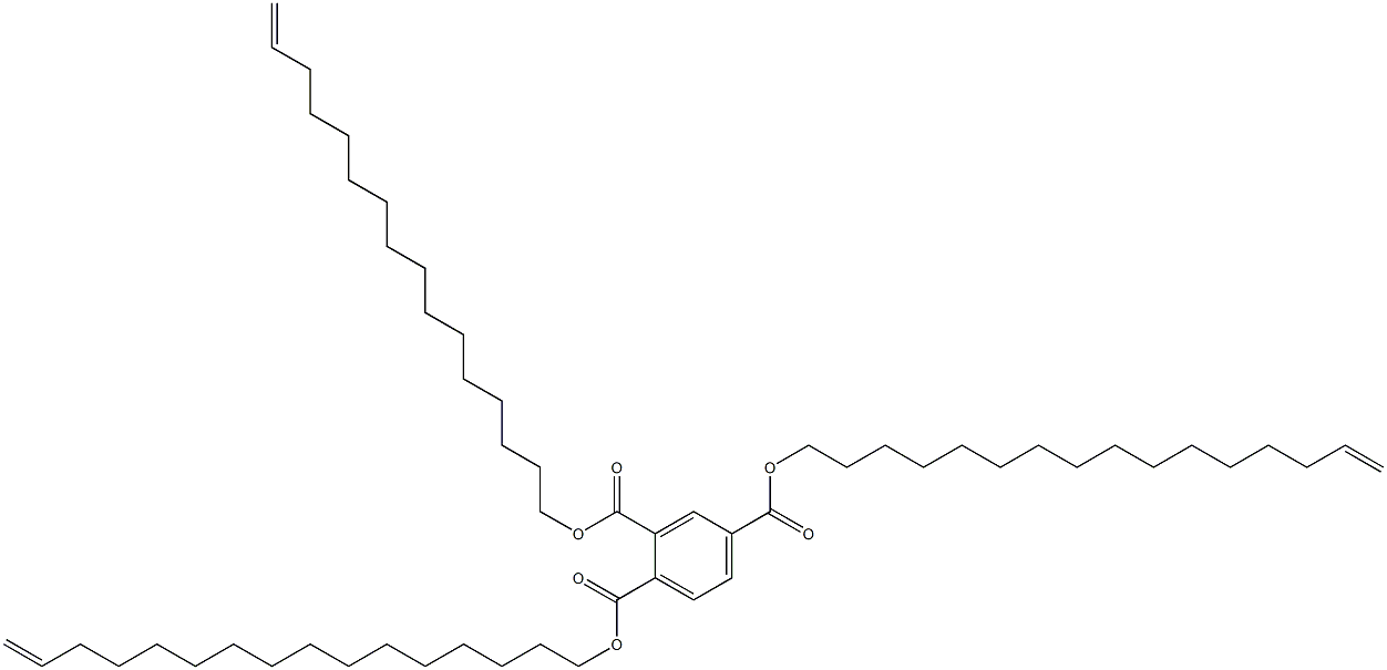 1,2,4-Benzenetricarboxylic acid tri(15-hexadecenyl) ester Struktur