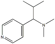 4-[1-(Dimethylamino)-2-methylpropyl]pyridine Struktur