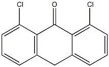 1,8-Dichloro-9,10-dihydroanthracene-9-one Struktur