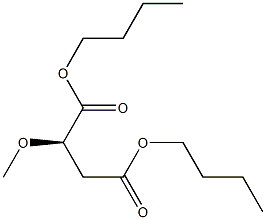 [R,(+)]-Methoxysuccinic acid dibutyl ester Struktur