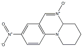 2,3,4,4a-Tetrahydro-8-nitro-1H-pyrido[1,2-a]quinazoline 5-oxide Struktur