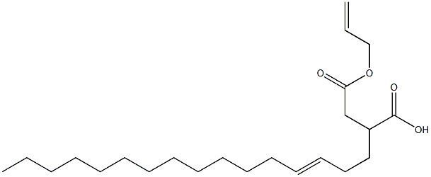 2-(3-Hexadecenyl)succinic acid 1-hydrogen 4-allyl ester Struktur