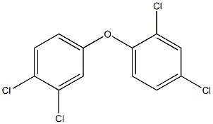 2,4-Dichlorophenyl 3,4-dichlorophenyl ether Struktur