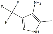 4-Amino-5-methyl-3-trifluoromethyl-1H-pyrrole Struktur