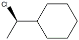 (-)-[(R)-1-Chloroethyl]cyclohexane Struktur