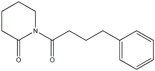 1-(4-Phenylbutyryl)piperidin-2-one Struktur