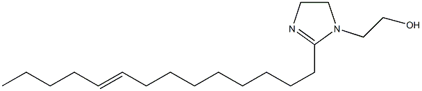 2-(9-Tetradecenyl)-2-imidazoline-1-ethanol Struktur