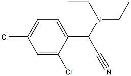 2-(2,4-Dichlorophenyl)-2-(diethylamino)acetonitrile Struktur