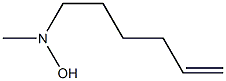 N-(5-Hexenyl)-N-methylhydroxylamine Struktur