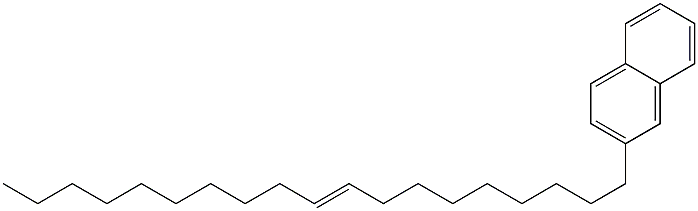 2-(9-Nonadecenyl)naphthalene Struktur