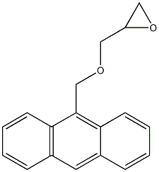 2-[(9-Anthrylmethoxy)methyl]oxirane Struktur