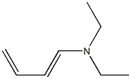 N,N-Diethyl-1,3-butadiene-1-amine Struktur