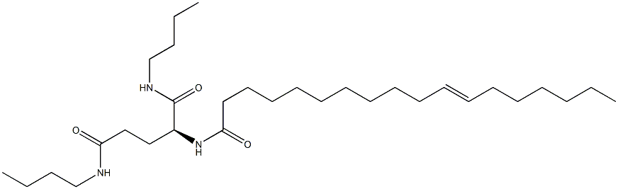 N2-(11-Octadecenoyl)-N1,N5-dibutylglutaminamide Struktur