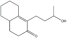 4,4a,5,6,7,8-Hexahydro1-(3-hydroxybutyl)naphthalen-2(3H)-one Struktur