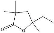 5-Ethyl-3,3,5-trimethyldihydrofuran-2(3H)-one Struktur