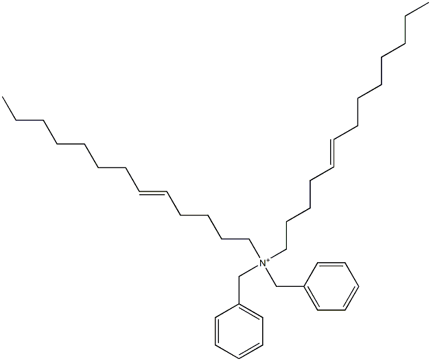 Di(5-tridecenyl)dibenzylaminium Struktur