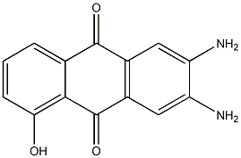 1-Hydroxy-6,7-diaminoanthraquinone Struktur