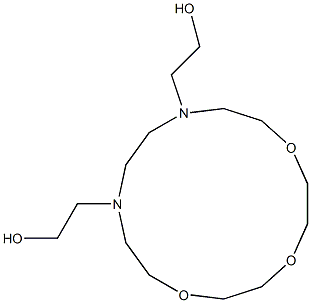 N,N'-Bis[2-hydroxyethyl]-N,N'-(3,6,9-trioxaundecane-1,11-diyl)ethane-1,2-diamine Struktur