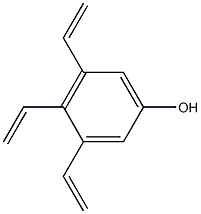 3,4,5-Triethenylphenol Struktur