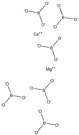 Magnesium calcium hexaborate Struktur