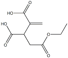 3-Butene-1,2,3-tricarboxylic acid 1-ethyl ester Struktur