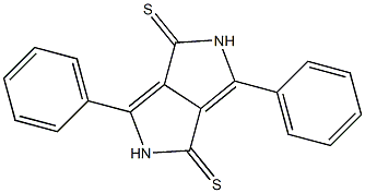 2,5-Dihydro-3,6-diphenylpyrrolo[3,4-c]pyrrole-1,4-dithione Struktur