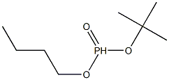 Phosphonic acid butyl tert-butyl ester Struktur