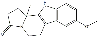 1,2,5,6,11,11b-Hexahydro-8-methoxy-11b-methyl-3H-indolizino[8,7-b]indol-3-one Structure