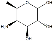 4-Amino-4,6-dideoxy-D-galactopyranose Struktur