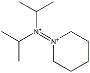 1-(Diisopropyliminio)piperidin-1-ium Struktur