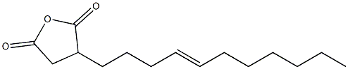 3,4-Dihydro-3-(4-undecenyl)-2,5-furandione Struktur