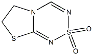 6,7-Dihydrothiazolo[2,3-c][1,2,4,6]thiatriazine 2,2-dioxide Struktur