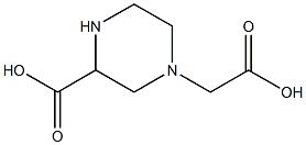 [3-Carboxy-1-piperazinyl]acetic acid Struktur